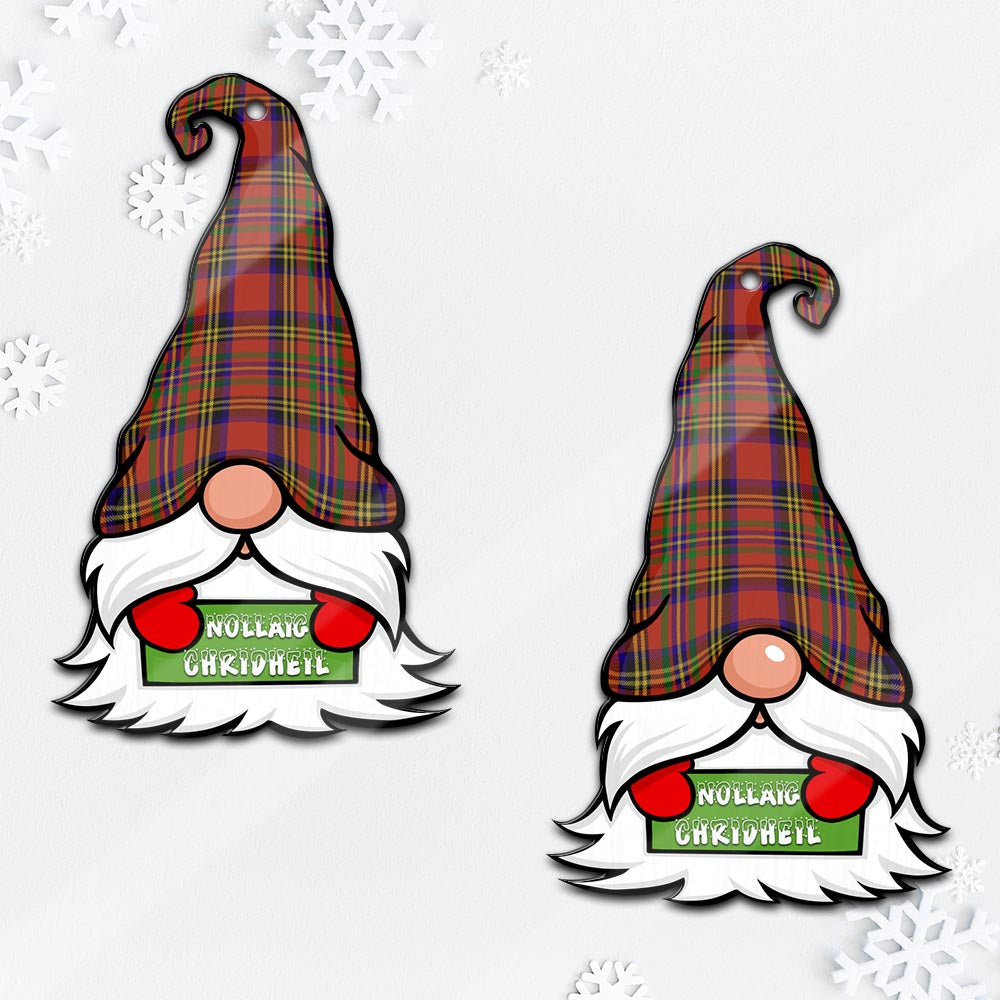 Hepburn Gnome Christmas Ornament with His Tartan Christmas Hat - Tartan Vibes Clothing