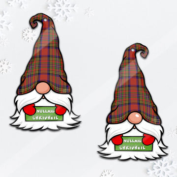 Hepburn Gnome Christmas Ornament with His Tartan Christmas Hat