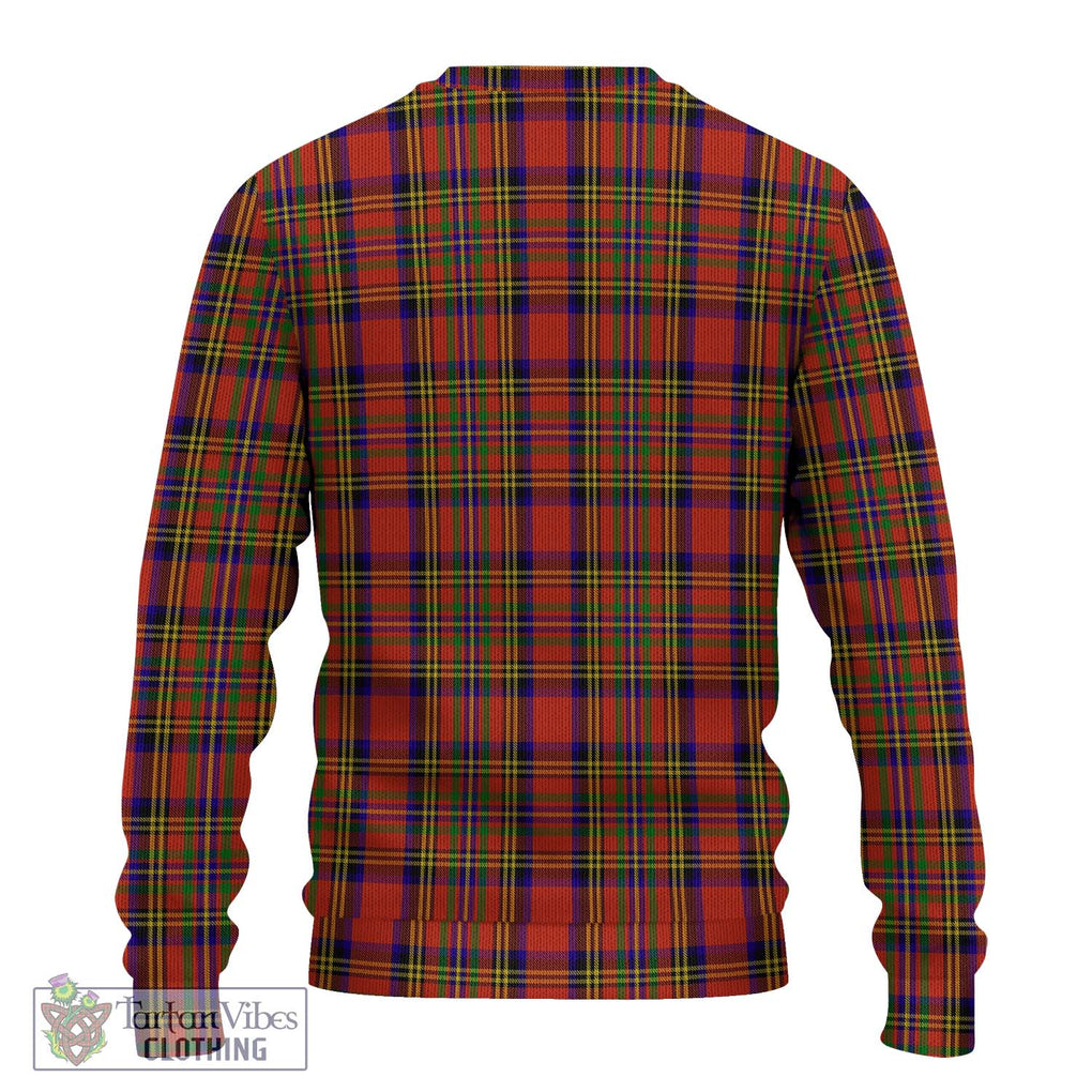 Hepburn Tartan Knitted Sweater with Family Crest DNA In Me Style - Tartanvibesclothing Shop