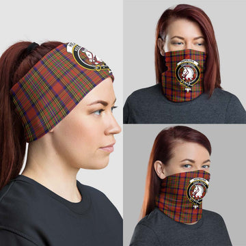 Hepburn Tartan Neck Gaiters, Tartan Bandanas, Tartan Head Band with Family Crest