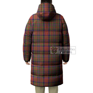 Hepburn Tartan Long Down Jacket