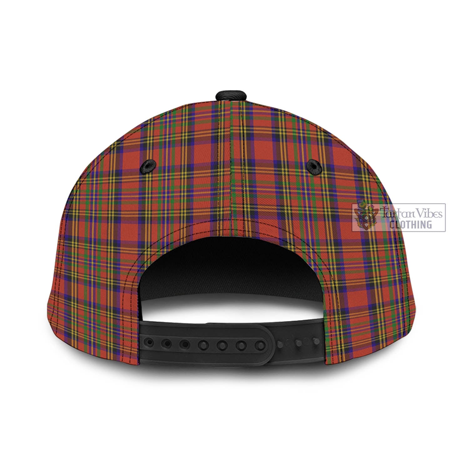 Tartan Vibes Clothing Hepburn Tartan Classic Cap with Family Crest In Me Style