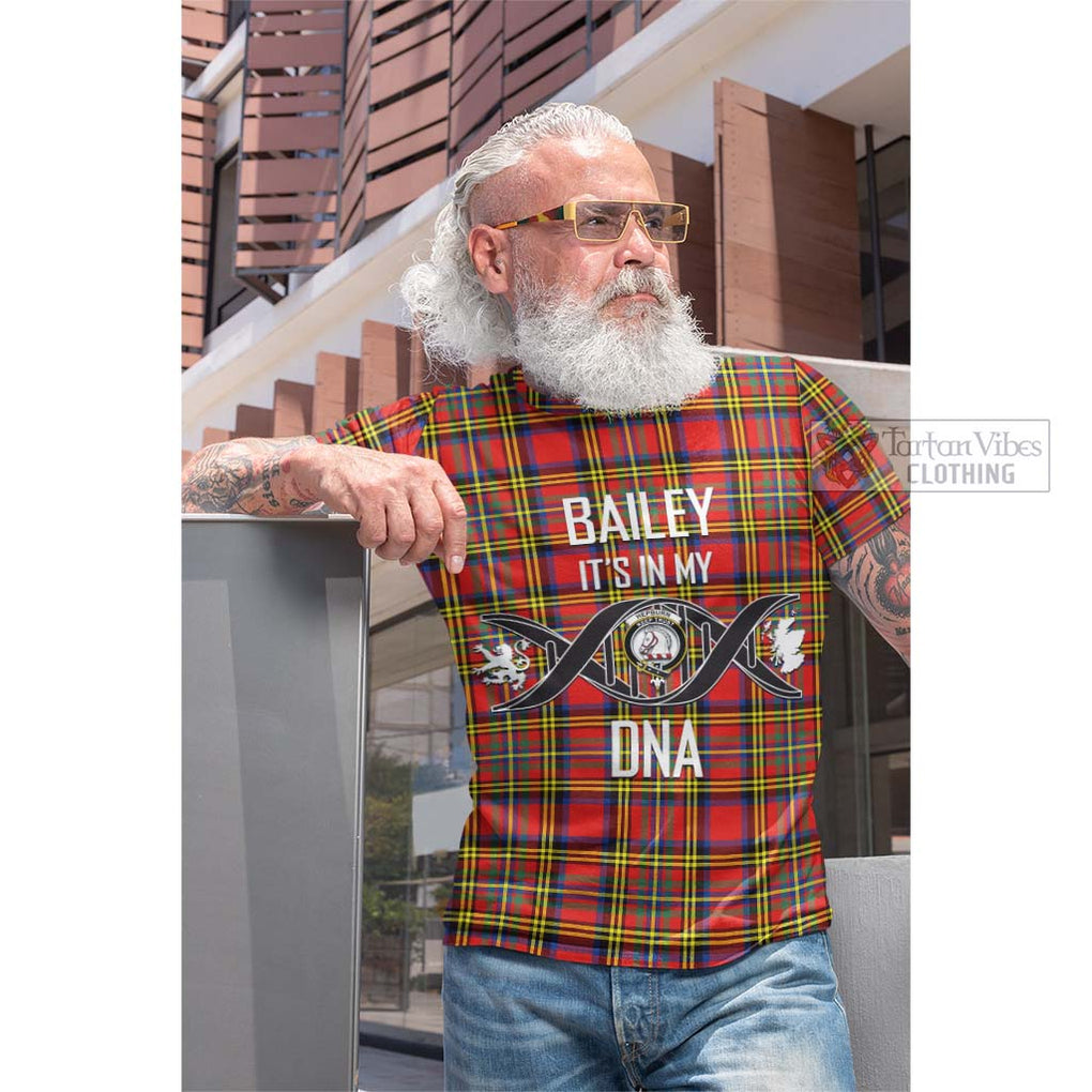 Tartan Vibes Clothing Hepburn Ancient Tartan Cotton T-shirt with Family Crest DNA In Me Style