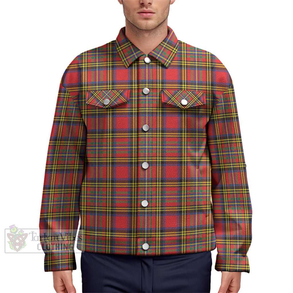 Hepburn Ancient Tartan Unisex Lapel Cotton Jacket Unisex - Tartan Vibes Clothing