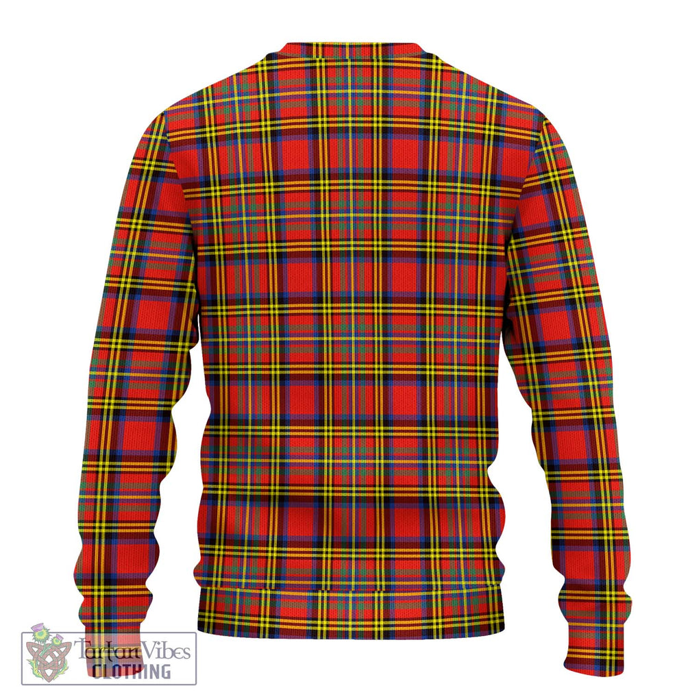 Hepburn Ancient Tartan Knitted Sweater with Family Crest DNA In Me Style - Tartanvibesclothing Shop