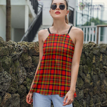 Hepburn Modern Tartan Loose Halter Neck Camisole