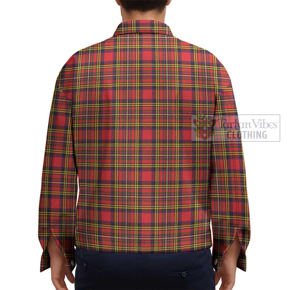 Hepburn Modern Tartan Unisex Lapel Cotton Jacket - Tartan Vibes Clothing