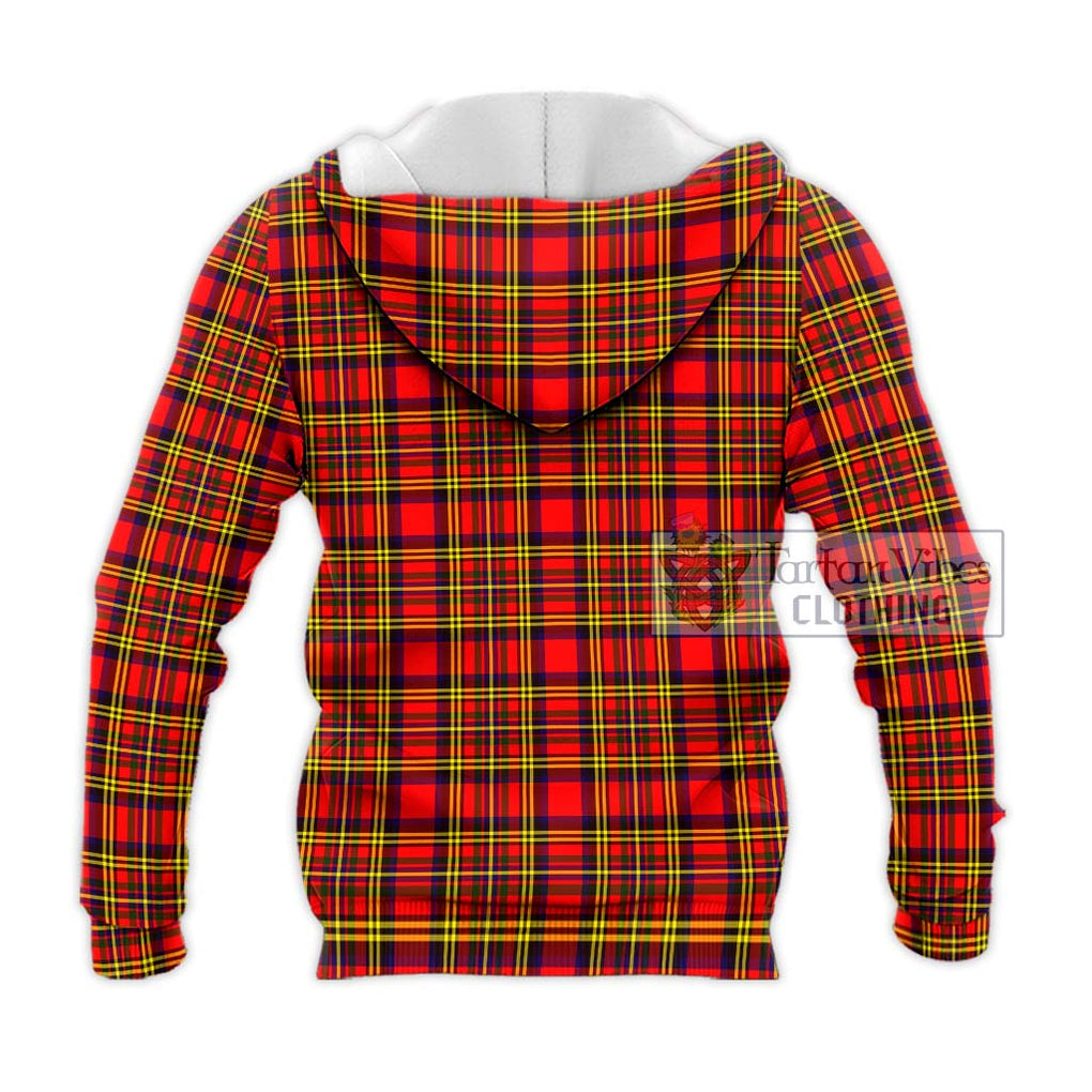 Hepburn Modern Tartan Knitted Hoodie with Family Crest DNA In Me Style - Tartanvibesclothing Shop