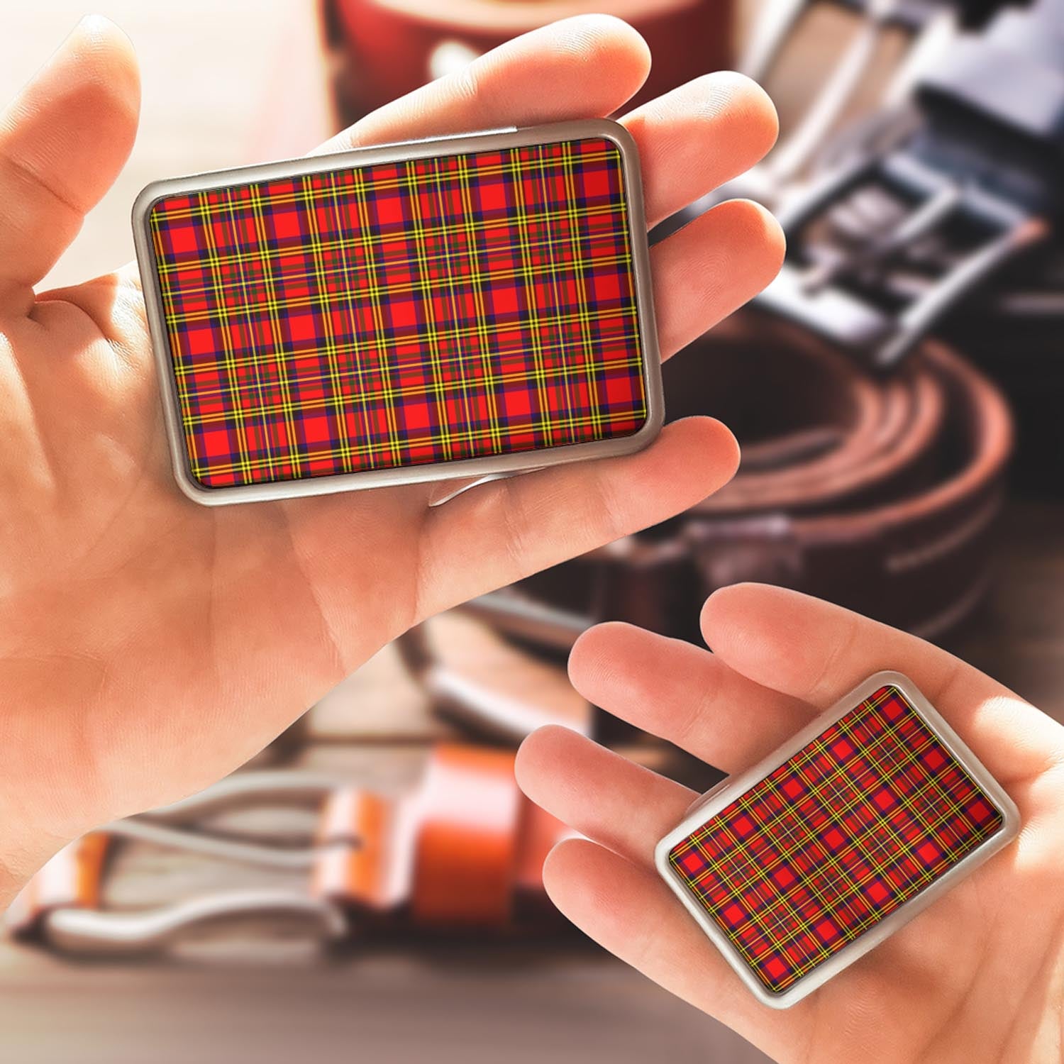 Tartan Vibes Clothing Hepburn Modern Tartan Belt Buckles