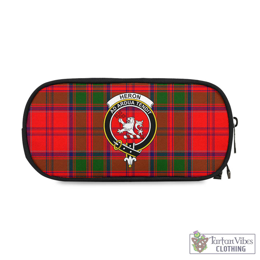 Tartan Vibes Clothing Heron Tartan Pen and Pencil Case with Family Crest