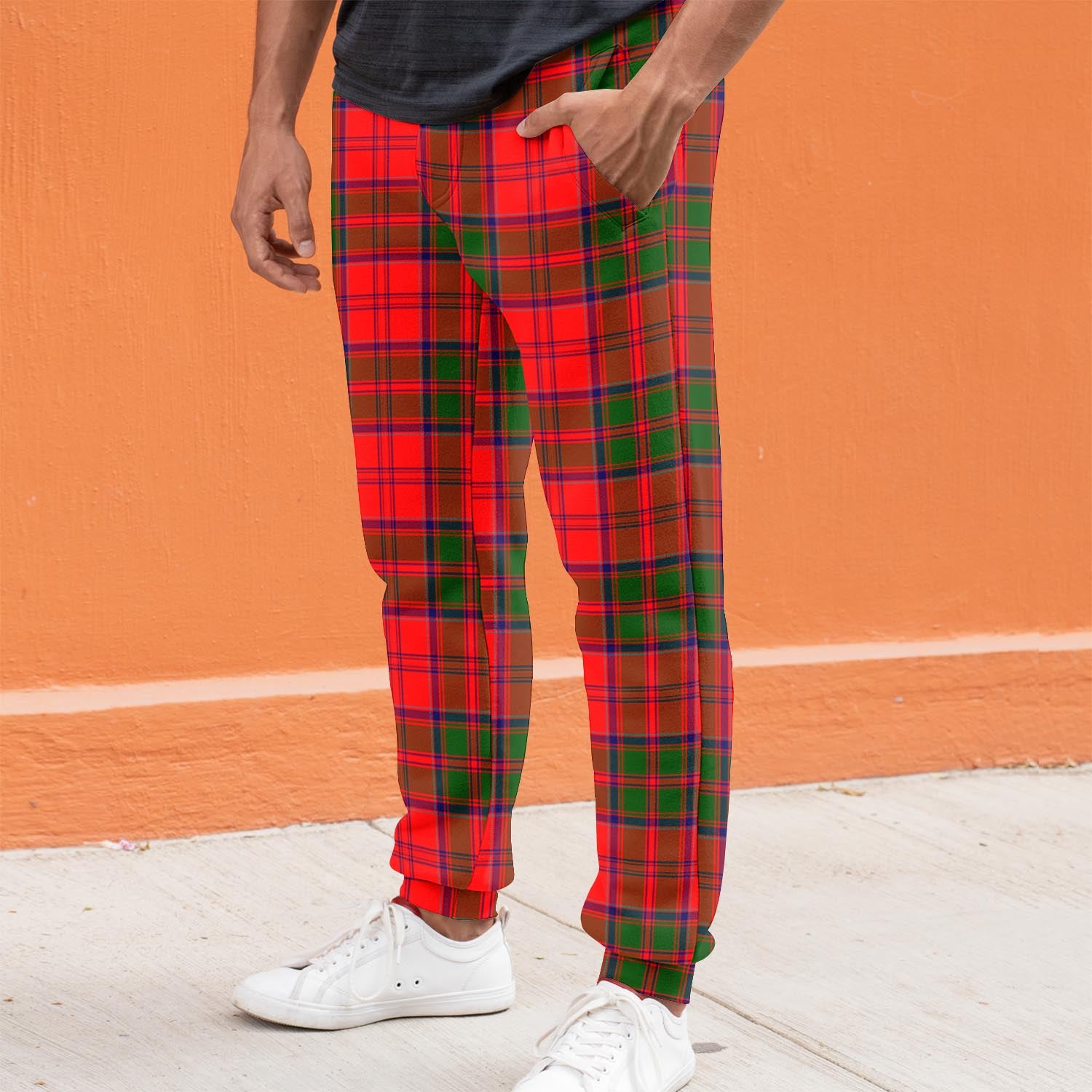 Heron Tartan Joggers Pants S - Tartanvibesclothing