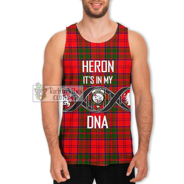 Heron Tartan Men's Tank Top with Family Crest DNA In Me Style