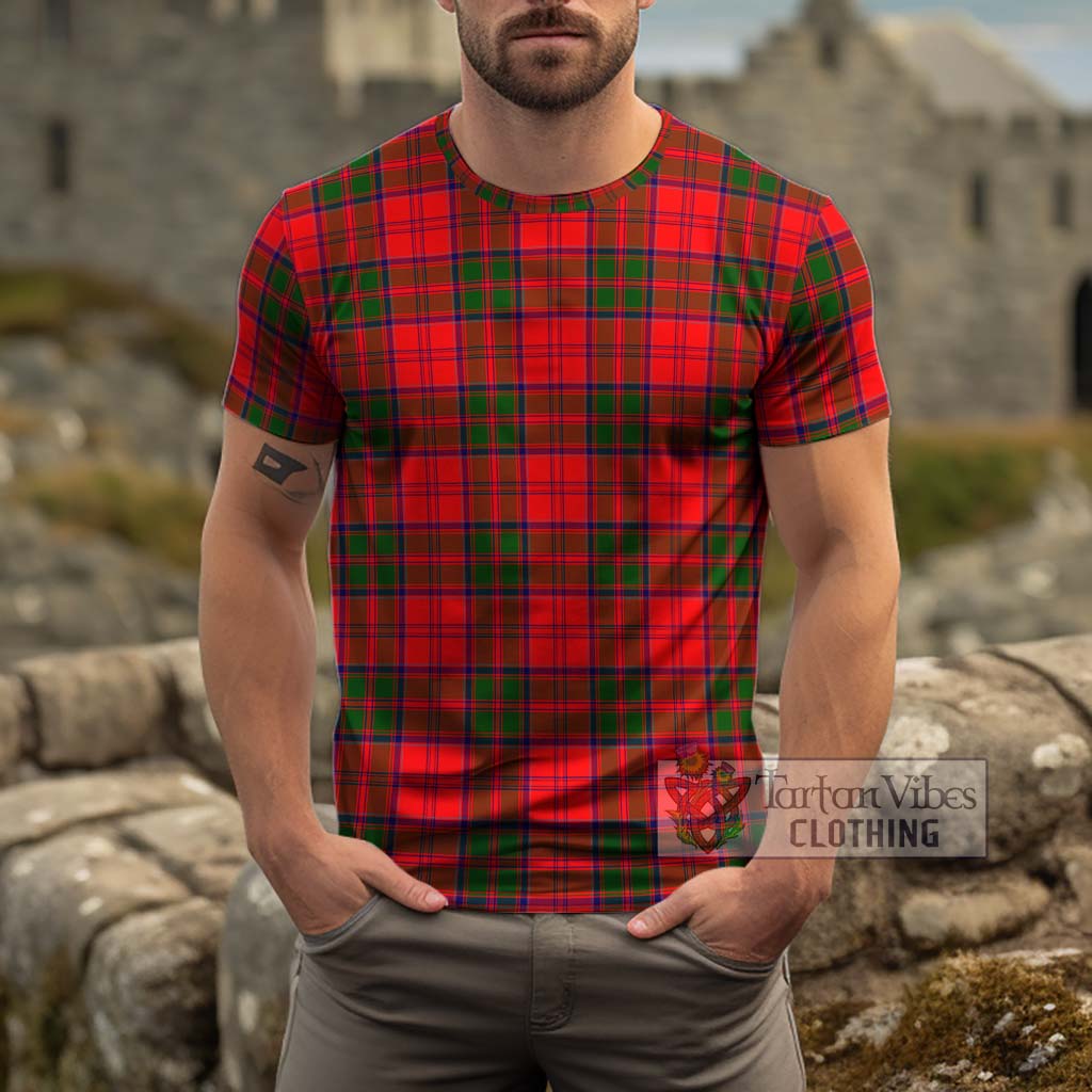 Heron Tartan Cotton T-Shirt Men's Shirt - Tartanvibesclothing Shop