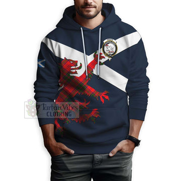 Heron Tartan Lion Rampant Hoodie Proudly Display Your Heritage with Alba Gu Brath and Clan Name