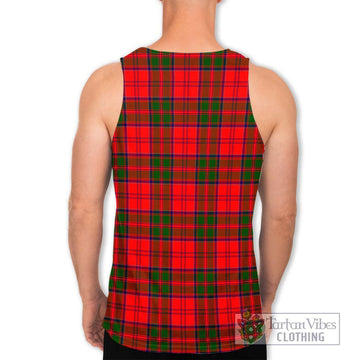 Heron Tartan Men's Tank Top with Family Crest DNA In Me Style