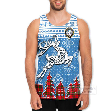 Heron Clan Christmas Men's Tank Top Celtic Reindeer Style