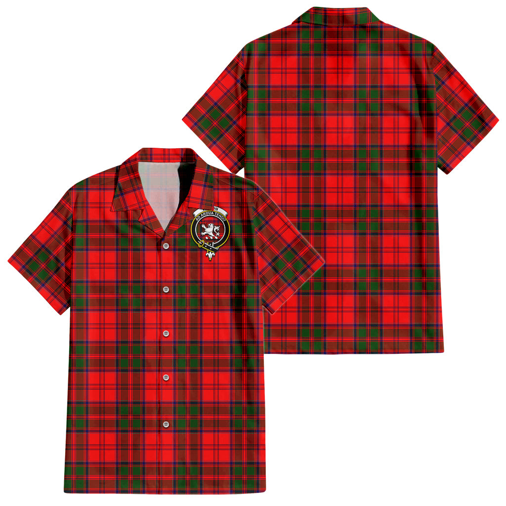 heron-tartan-short-sleeve-button-down-shirt-with-family-crest