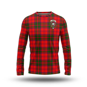 Heron Tartan Long Sleeve T-Shirt with Family Crest