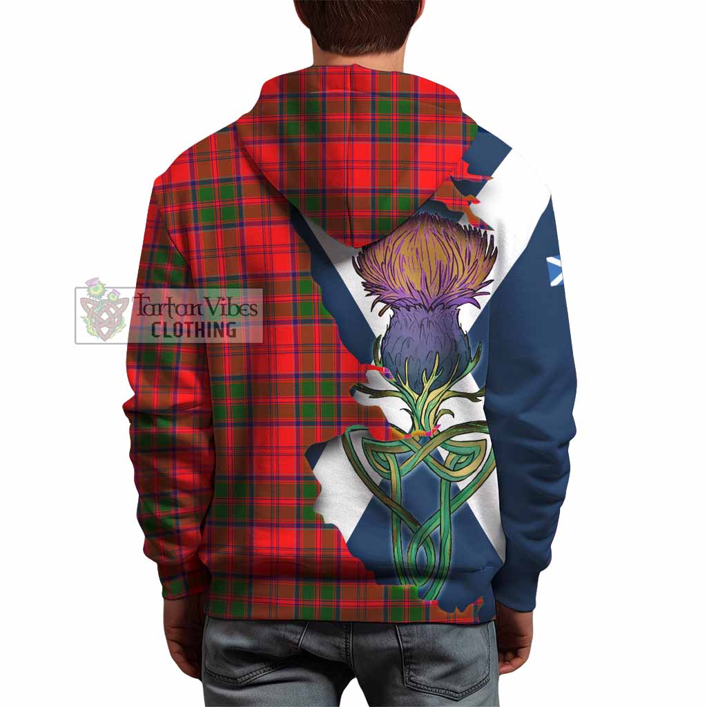 Heron Tartan Family Crest Hoodie Scottish Thistle Celtic Inspired - Tartan Vibes Clothing
