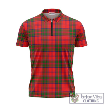 Heron Tartan Zipper Polo Shirt