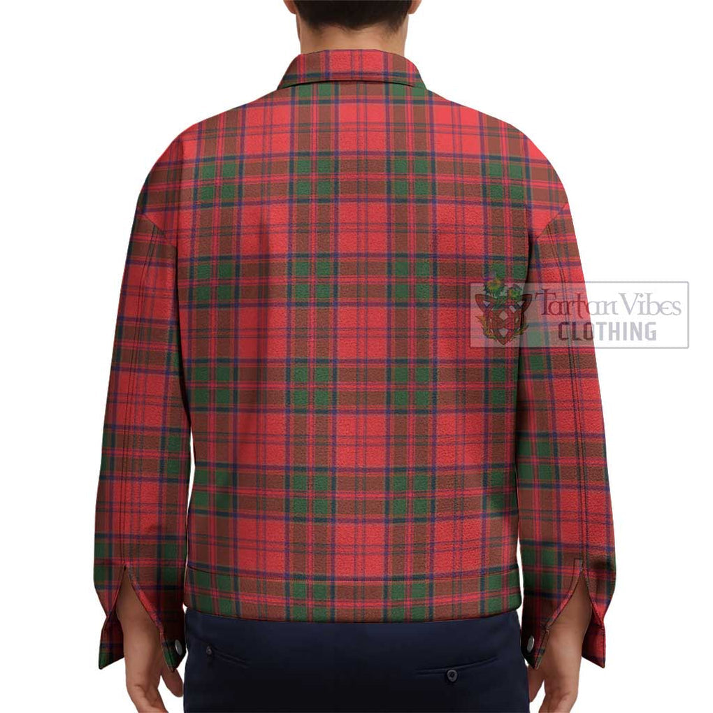 Heron Tartan Unisex Lapel Cotton Jacket - Tartan Vibes Clothing