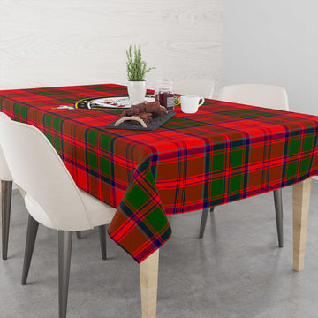 Heron Tartan Tablecloth with Family Crest