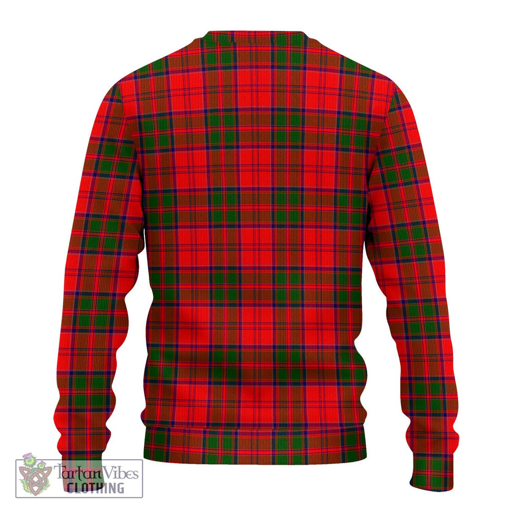 Heron Tartan Knitted Sweater with Family Crest DNA In Me Style - Tartanvibesclothing Shop