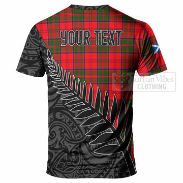 Heron Crest Tartan T-Shirt with New Zealand Silver Fern Half Style