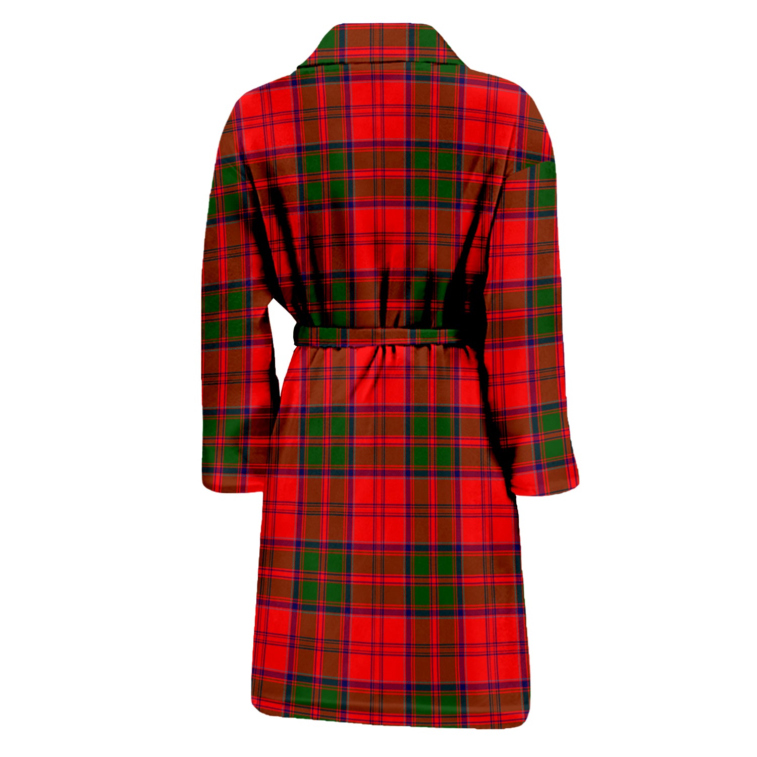 Heron Tartan Bathrobe with Family Crest - Tartan Vibes Clothing