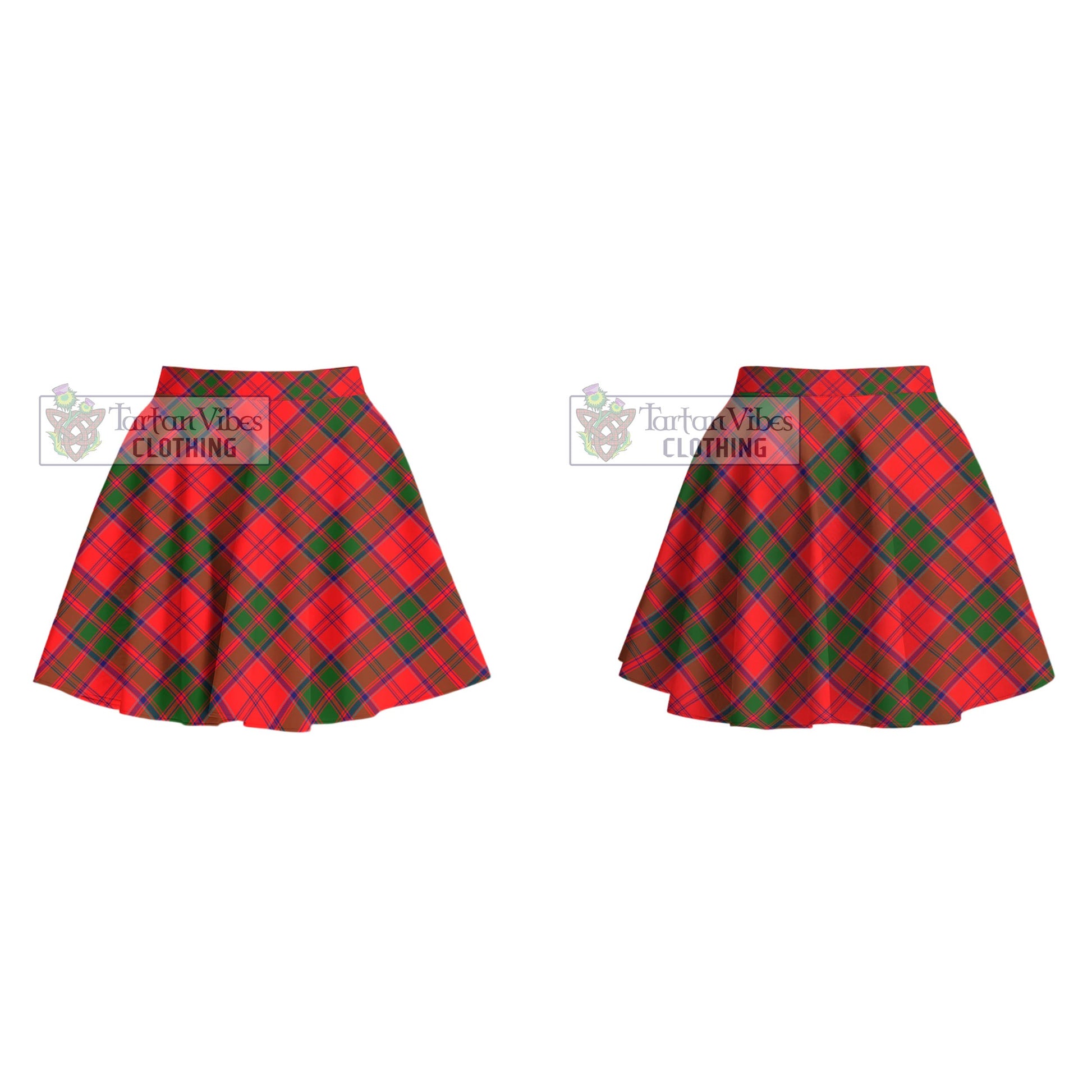 Tartan Vibes Clothing Heron Tartan Women's Plated Mini Skirt