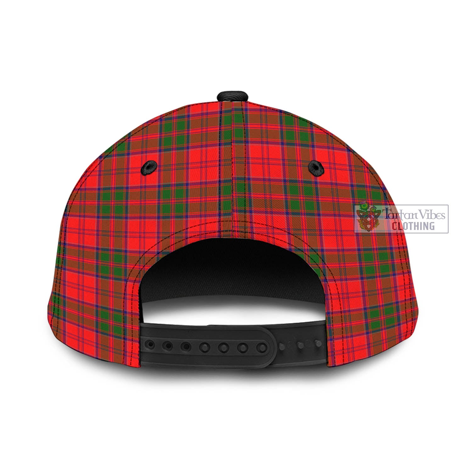 Tartan Vibes Clothing Heron Tartan Classic Cap with Family Crest In Me Style