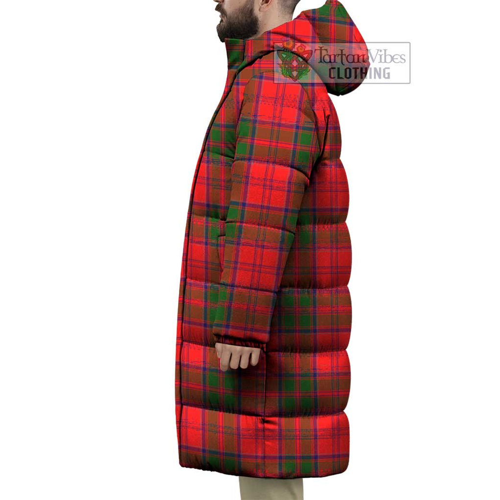 Tartan Vibes Clothing Heron Tartan Long Down Jacket