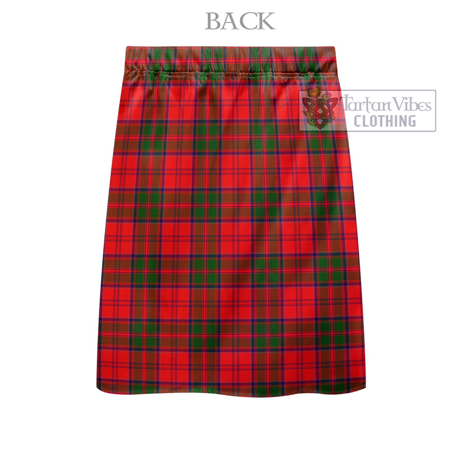 Tartan Vibes Clothing Heron Tartan Men's Pleated Skirt - Fashion Casual Retro Scottish Style