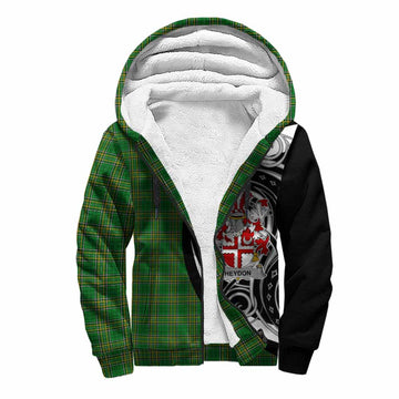 Heydon Irish Clan Sherpa Hoodie Celtic Circle Style Unisex S - Tartan Vibes Clothing