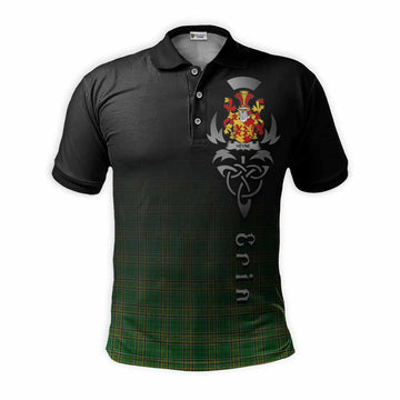 Heyne Irish Clan Polo Shirt with Coat of Arms Erin Go Bragh Celtic Inspired Kid - Tartan Vibes Clothing