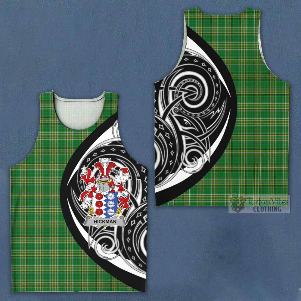 Hickman Irish Clan Men's Tank Top Celtic Circle Style - Tartan Vibes Clothing