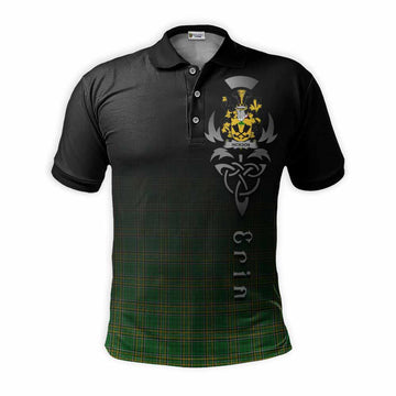Hickson Irish Clan Polo Shirt with Coat of Arms Erin Go Bragh Celtic Inspired Kid - Tartan Vibes Clothing