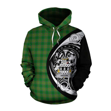 Higgin Irish Clan Cotton Hoodie Celtic Circle Style Pullover Hoodie XS - Tartan Vibes Clothing