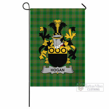 Hogan Irish Clan Tartan Flag with Coat of Arms