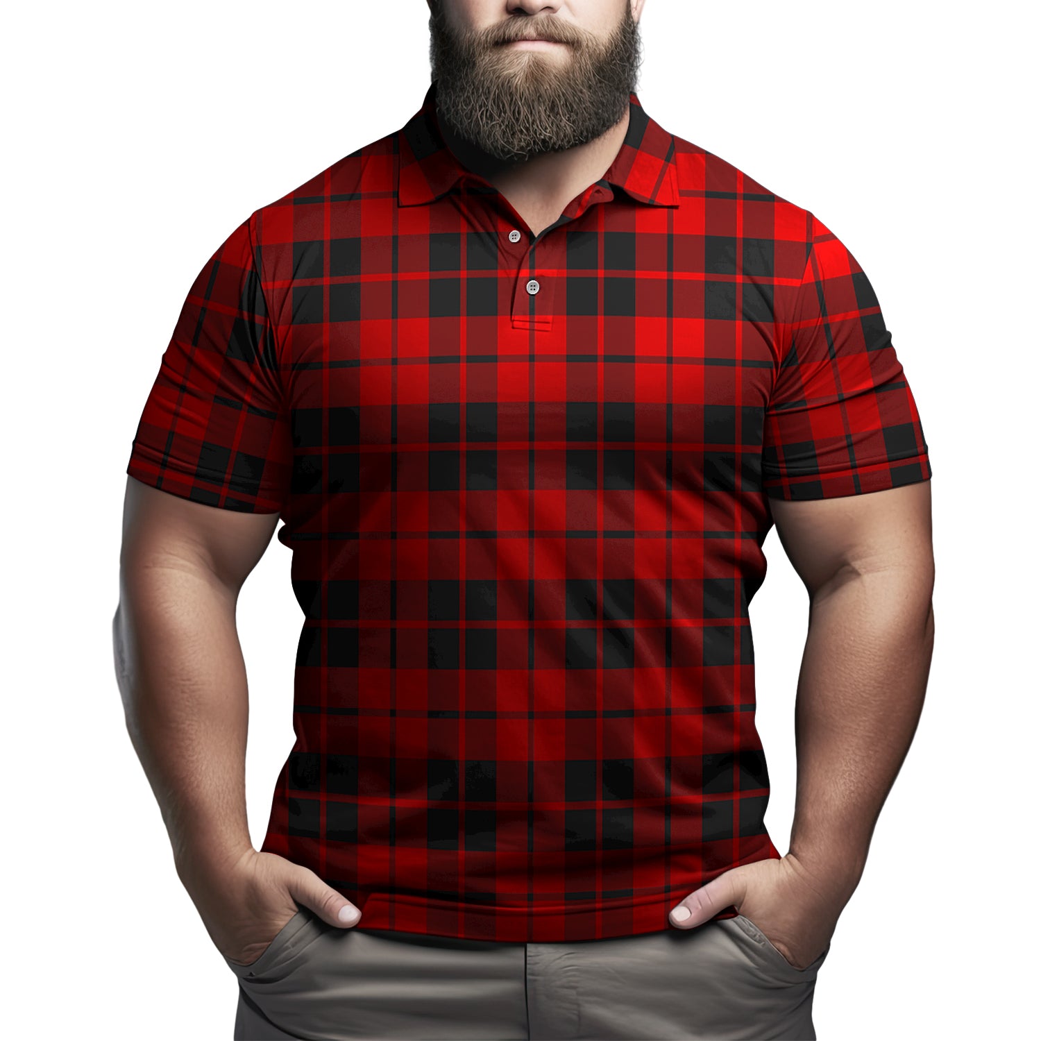 Hogg Tartan Mens Polo Shirt Kid - Tartan Vibes Clothing