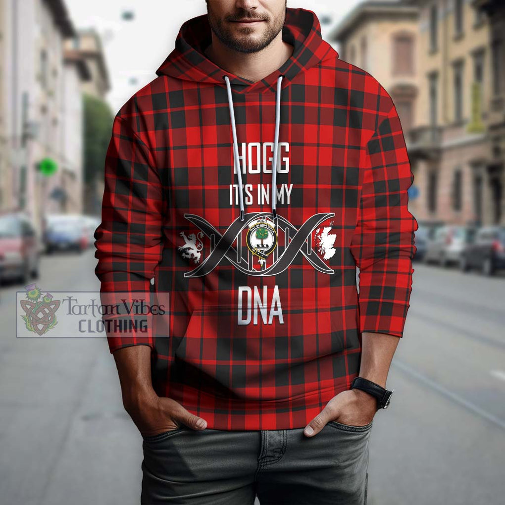 Hogg Tartan Hoodie with Family Crest DNA In Me Style Pullover Hoodie - Tartanvibesclothing Shop