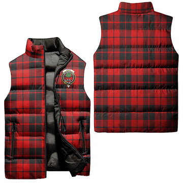 Hogg Tartan Sleeveless Puffer Jacket with Family Crest