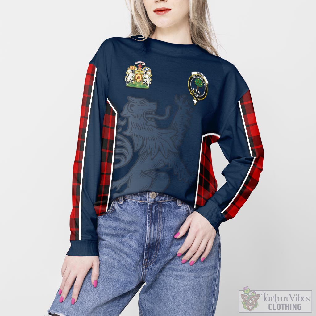 Tartan Vibes Clothing Hogg Tartan Sweater with Family Crest and Lion Rampant Vibes Sport Style