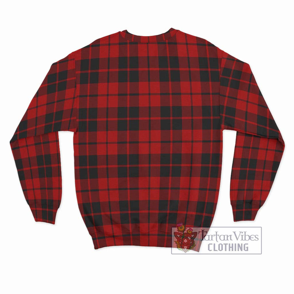 Hogg Tartan Sweatshirt with Family Crest DNA In Me Style - Tartanvibesclothing Shop