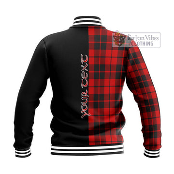 Hogg Tartan Baseball Jacket with Family Crest and Half Of Me Style