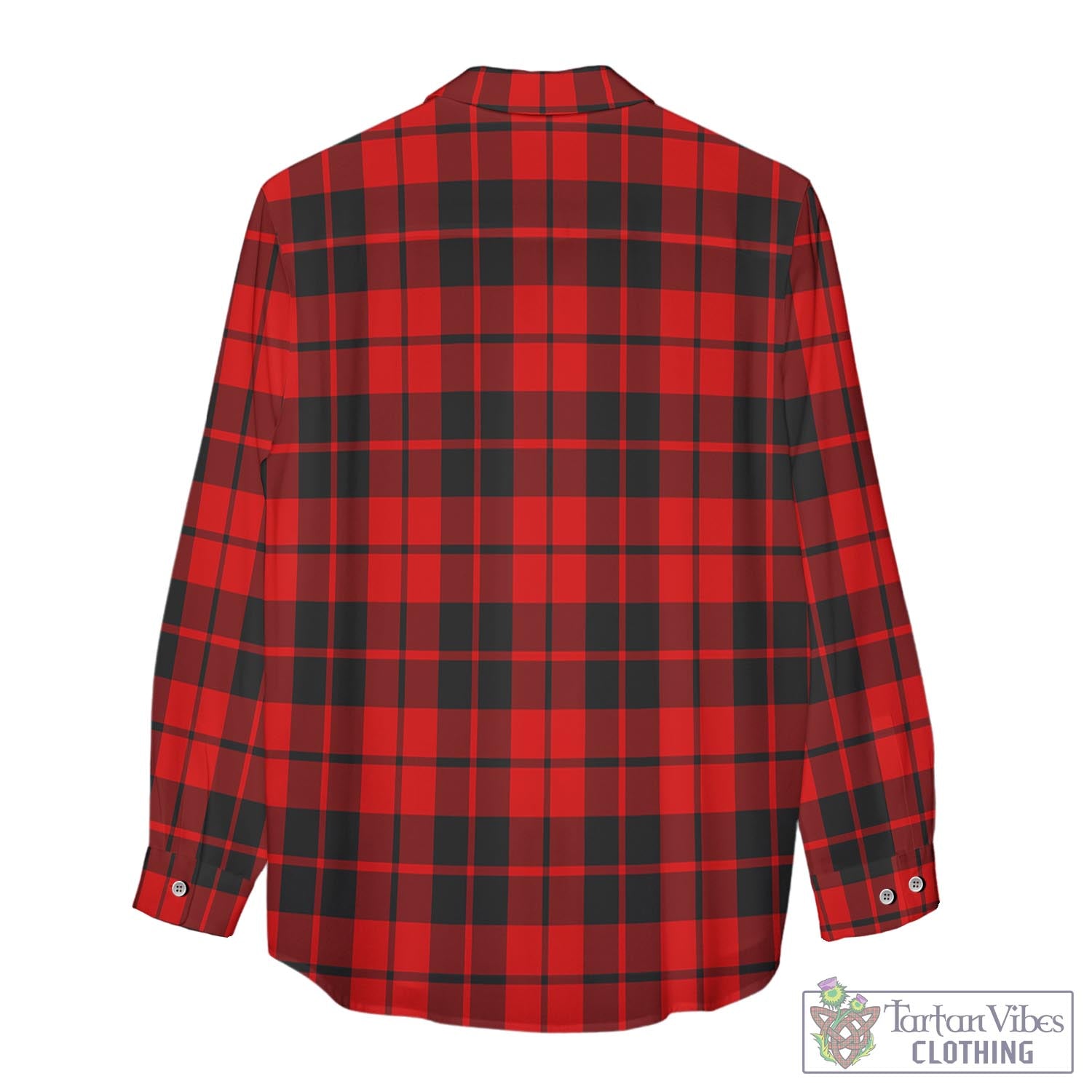 Tartan Vibes Clothing Hogg Tartan Womens Casual Shirt with Family Crest