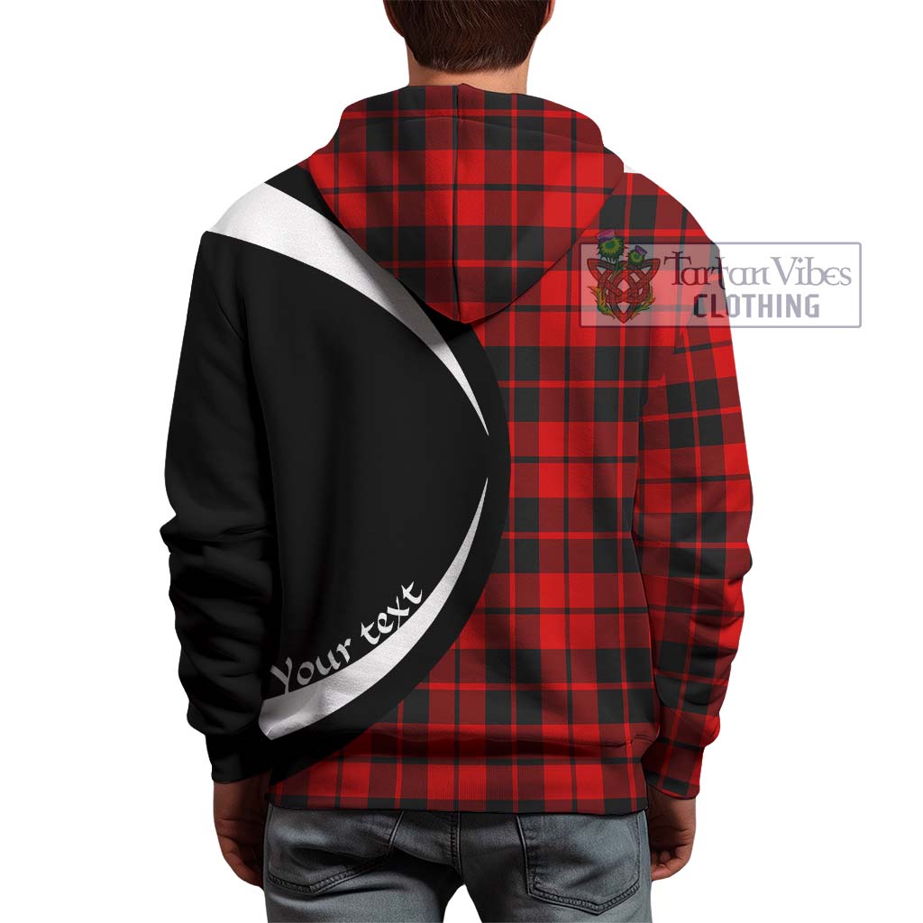 Tartan Vibes Clothing Hogg Tartan Hoodie with Family Crest Circle Style