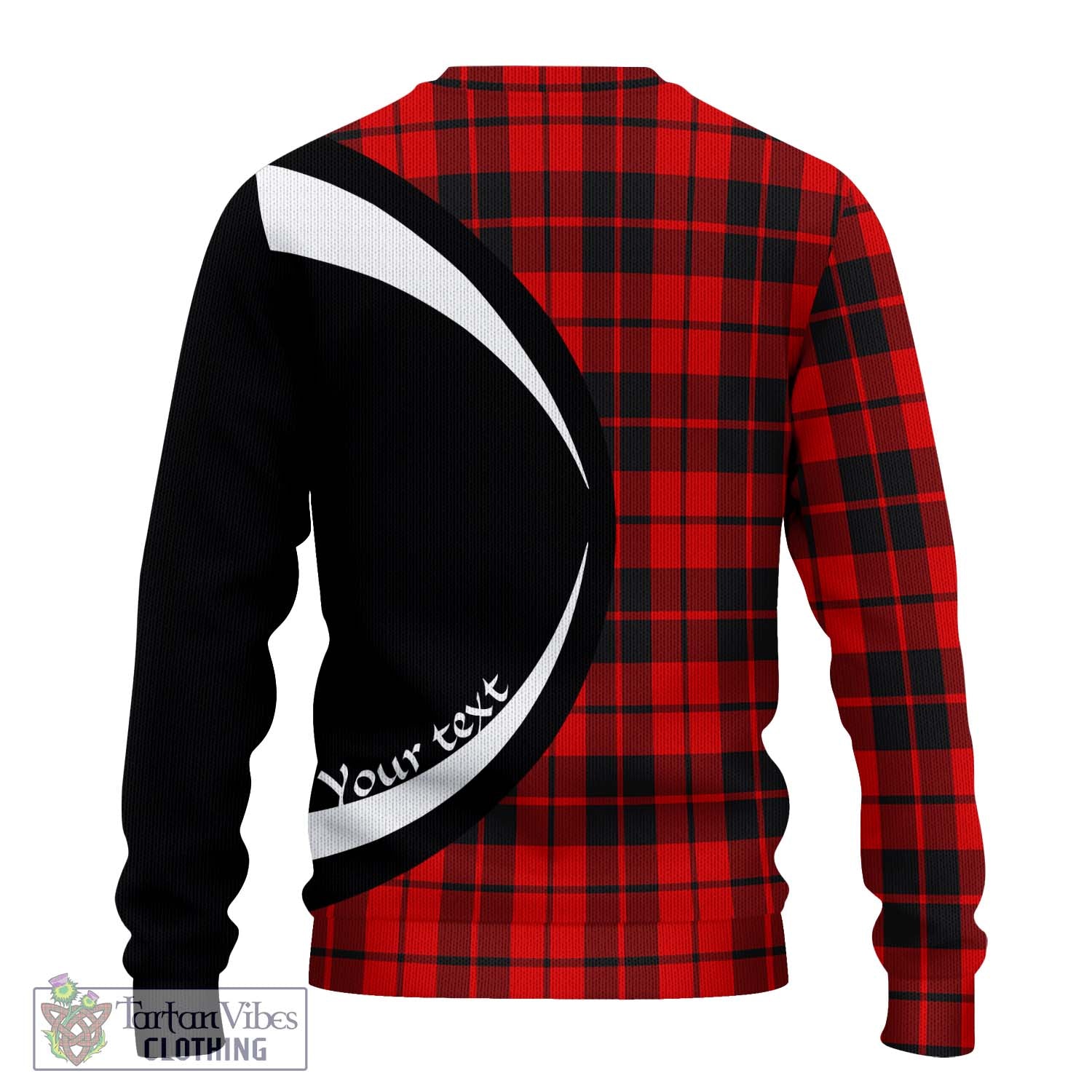 Hogg Tartan Ugly Sweater with Family Crest Circle Style - Tartan Vibes Clothing