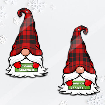 Hogg Gnome Christmas Ornament with His Tartan Christmas Hat