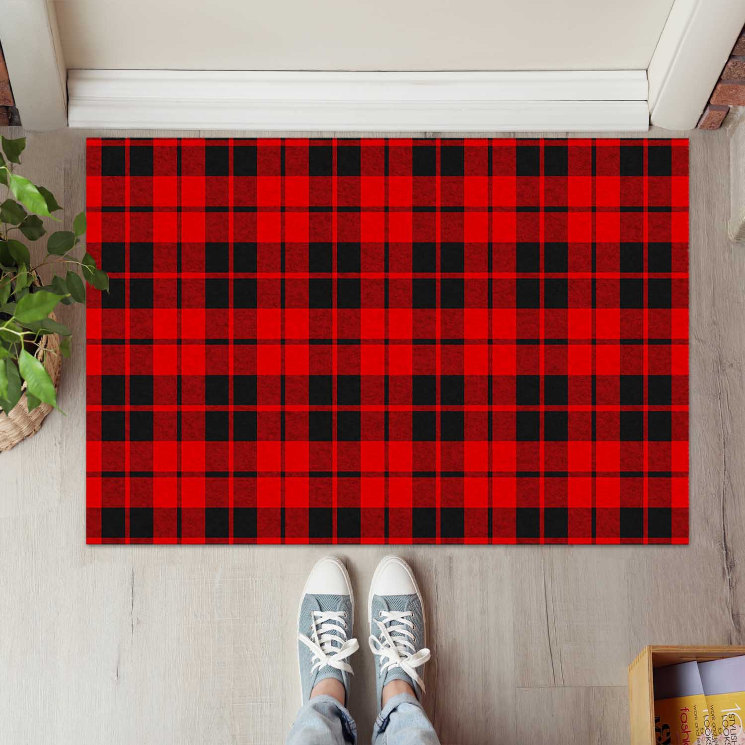 Hogg Tartan Door Mat - Tartanvibesclothing